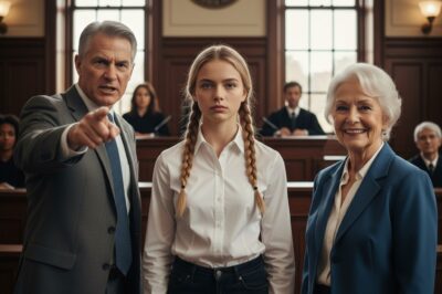 After my daughter passed away, her husband dumped their baby girl on my doorstep with nothing but a cruel note: ‘She’s your burden now.’ I raised that child for fifteen years as if she were my own. Then one day, he resurfaced—trying to drag me into court, claiming I had stolen his daughter from him. But when I revealed the truth he had buried, he wished he had never dared to return