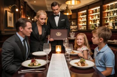 “He Used His Kids to Guilt Me Into Paying for Dinner—Until I Exposed His Scam in Front of Everyone”…