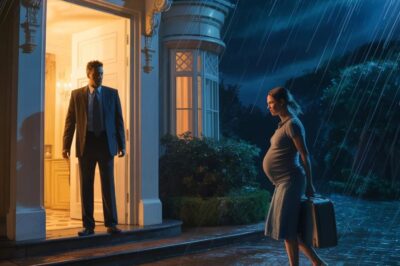 Thunder cracked over Westchester as Richard yanked the door open and hissed, “Get out. Now.” I clutched my six-month belly, the wind slicing through my coat. “Richard, the baby—please!” He leaned in, eyes cold. “You wanted proof? Here’s your proof: you’re nothing without my prenup.” My heel slipped on the marble steps—pain exploded—then darkness. But when I woke up, I wasn’t broken. I was ready to make him pay… and uncover what he buried overseas.