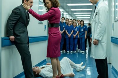 I was seven months pregnant when I walked into Harrison’s skyscraper with a smile and a secret. Then I saw him—my billionaire husband—wrapped around Vivien Sterling. My breath snapped. Pain tore through my belly as I collapsed. Vivien’s heels clicked closer. “Stop acting,” she hissed. “No one cares.” Harrison didn’t even look at me. Sirens wailed… and I whispered, “My baby—please.” But the real shock? The hospital director was her uncle… and he was about to learn everything.