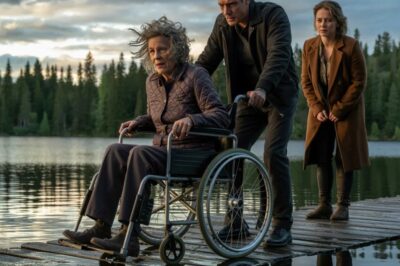 I heard my son’s voice drown out the creaking of the wheelchair as they pushed me toward the lake. “She’s drowned,” his wife said coldly. “Now we have 11 million dollars.” The water completely submerged me, but they forgot one small detail – before becoming the woman in that wheelchair, I had been a champion swimmer. As I sank beneath the surface, I made a promise: if I survive…