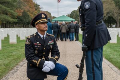 “A Racist Cop Pepper-Sprayed a Black General and Pointed a Gun at Him Beside a Flag-Draped Coffin — But the Video His Granddaughter Captured Exposed Something Even Worse”…