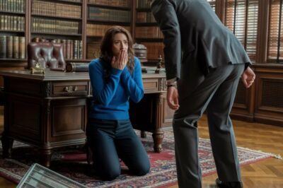 I thought my weekend would be about dust and laundry—until I found my fired maid’s note: ‘Your husband is a monster.’ Minutes later, I was on my knees in his office, staring at a hidden vent stuffed with photos, a passport, and an envelope with my name on it. Then I heard his voice from the doorway: ‘Claire… tell me exactly what you found.’ I should’ve run. Instead, I opened the envelope.