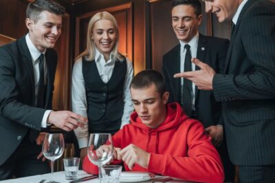 “SPEAK TO MY DEAF SON!” THE ARROGANT BILLIONAIRE MOCKED… BUT THE WAITRESS PUT HIM IN HIS PLACE…