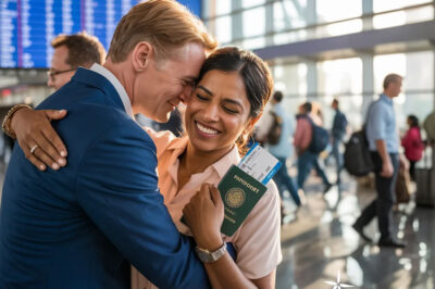 I cried when I took my husband to the airport in New Delhi because he was “leaving for two years to Toronto”… but when I returned home, I transferred $650,000 to my personal account and filed for divorce.